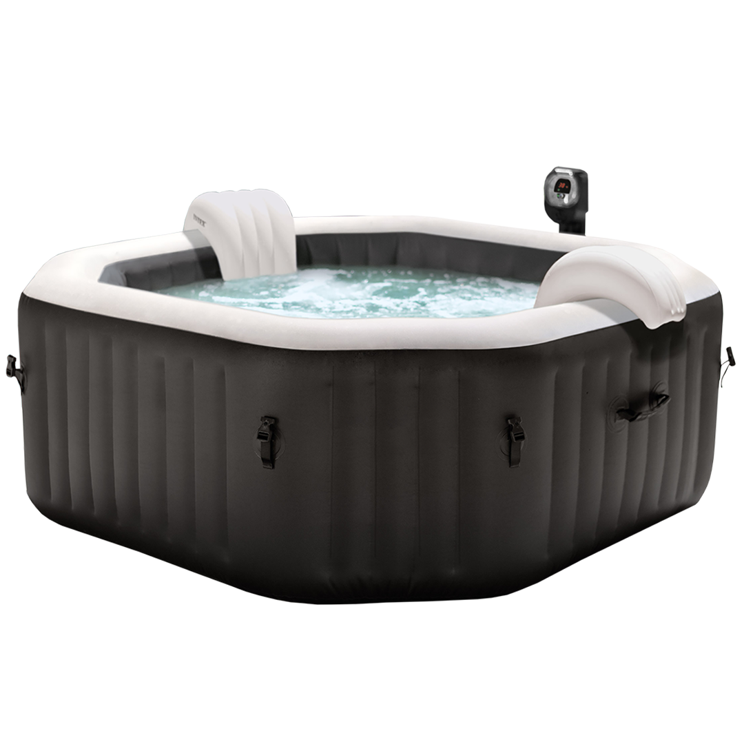 PureSpa™ Jet and Bubble Deluxe Inflatable Hot Tub Set persons Acqua  Source